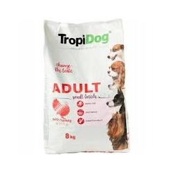 TROPIDOG PREMIUM ADULT SMALL INDYK I RYŻ 8KG